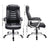Ergonomic Office Chair - PU - Black - Height Adjustable
