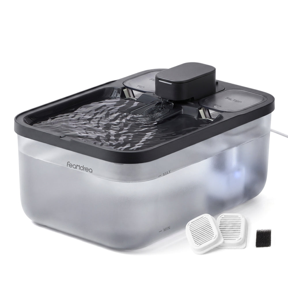 Water Dispenser - Countertop - Black - 28.7 x 19.3 x 17.3 cm