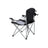 Padded Seat Camping Chair - Powder - Black