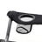 Padded Seat Camping Chair - Powder - Black