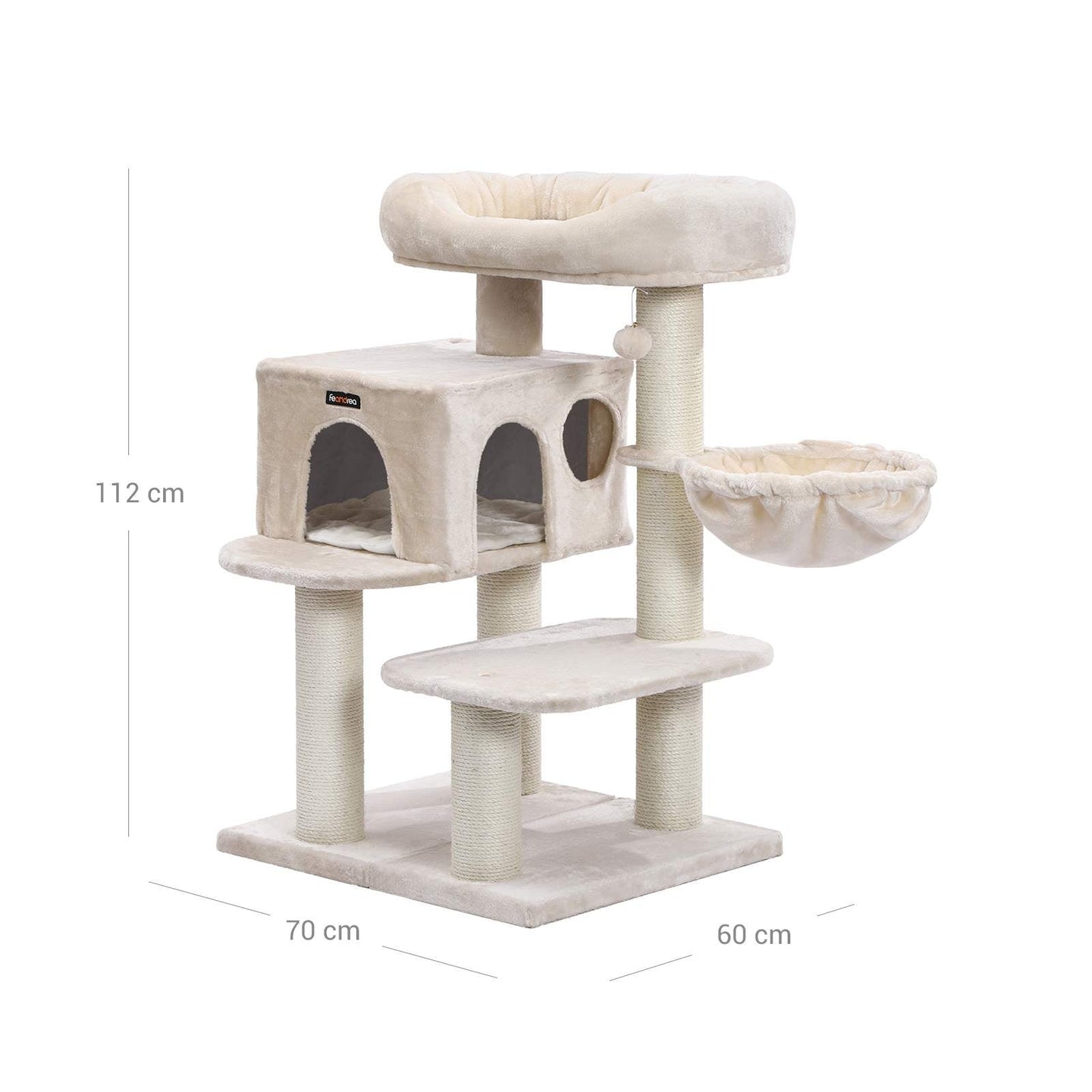 Cat Tree - Beige - Plush