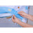Portable Play Teepee - Fabric - White and Blue - Indoor and Outdoor Use
