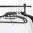 Coat Hangers - Plastic - Grey - Non-Slip Space Saving Design with 360° Rotating Hook