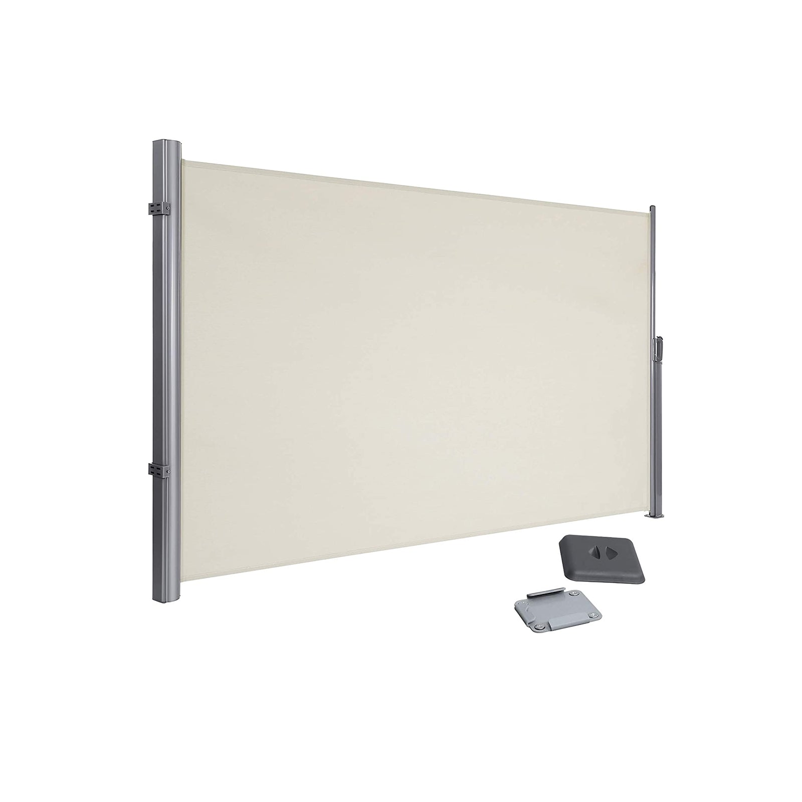 Vertical Awning - Waterproof Fabric - Beige - Privacy Protection for Outdoor Spaces