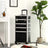 Professional Makeup Case - ABS - Black - 4-in-1 Design with Lockable Storage and Castors
