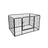 Puppy Playpen - Heavy Duty Metal - Black - Expandable 4-Panel Design