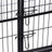 Puppy Playpen - Heavy Duty Metal - Black - Expandable 4-Panel Design