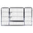 Puppy Playpen - Heavy Duty Metal - Black - Expandable 4-Panel Design