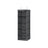 Set of 2 Hanging Wardrobe Storage Organisers - 6 Shelves with Clips - Fabric - Grey