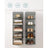 Hanging Storage Shelves - Fabric - Grey - 6-Tier Wardrobe Closet Organizer with Clips
