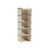 Hanging Wardrobe Storage Organiser - 6 Shelves with Clips - Fabric - Sand Beige