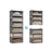 Hanging Wardrobe Organiser - Fabric - Dove Grey - 6-Tier with Separable Design and Side Pockets