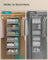 Hanging Wardrobe Organiser - Fabric - Dove Grey - 6-Tier with Separable Design and Side Pockets