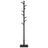 Free Standing Coat Rack - Solid Wood - White - 8 Hooks for Coats