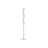 Coat Stand - Solid Wood - White - Free Standing with 8 Hooks