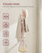 Free Standing Coat Rack - Solid Wood - White - 8 Hooks for Coats