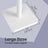 Coat Rack - Solid Wood - White - Height Adjustable with 8 Hooks