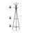 Free-Standing Coat Rack - Metal - Greige and Black
