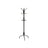 Coat Stand - Metal - Black - 12 Hooks for Coats