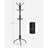 Coat Stand - Metal - Black - 12 Hooks for Coats