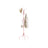 Coat Stand - 12 Hooks, 4 Legs - Metal - Jelly Pink