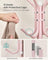 Coat Stand - 12 Hooks, 4 Legs - Metal - Jelly Pink