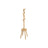 Coat Rack Stand - Wood - Cloud White - Free Standing with 8 Hooks and Storage Shelf