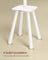 Coat Rack Stand - Wood - Cloud White - Free Standing with 8 Hooks and Storage Shelf