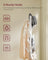 Coat Rack Stand - Wood - Cloud White - Free Standing with 8 Hooks and Storage Shelf