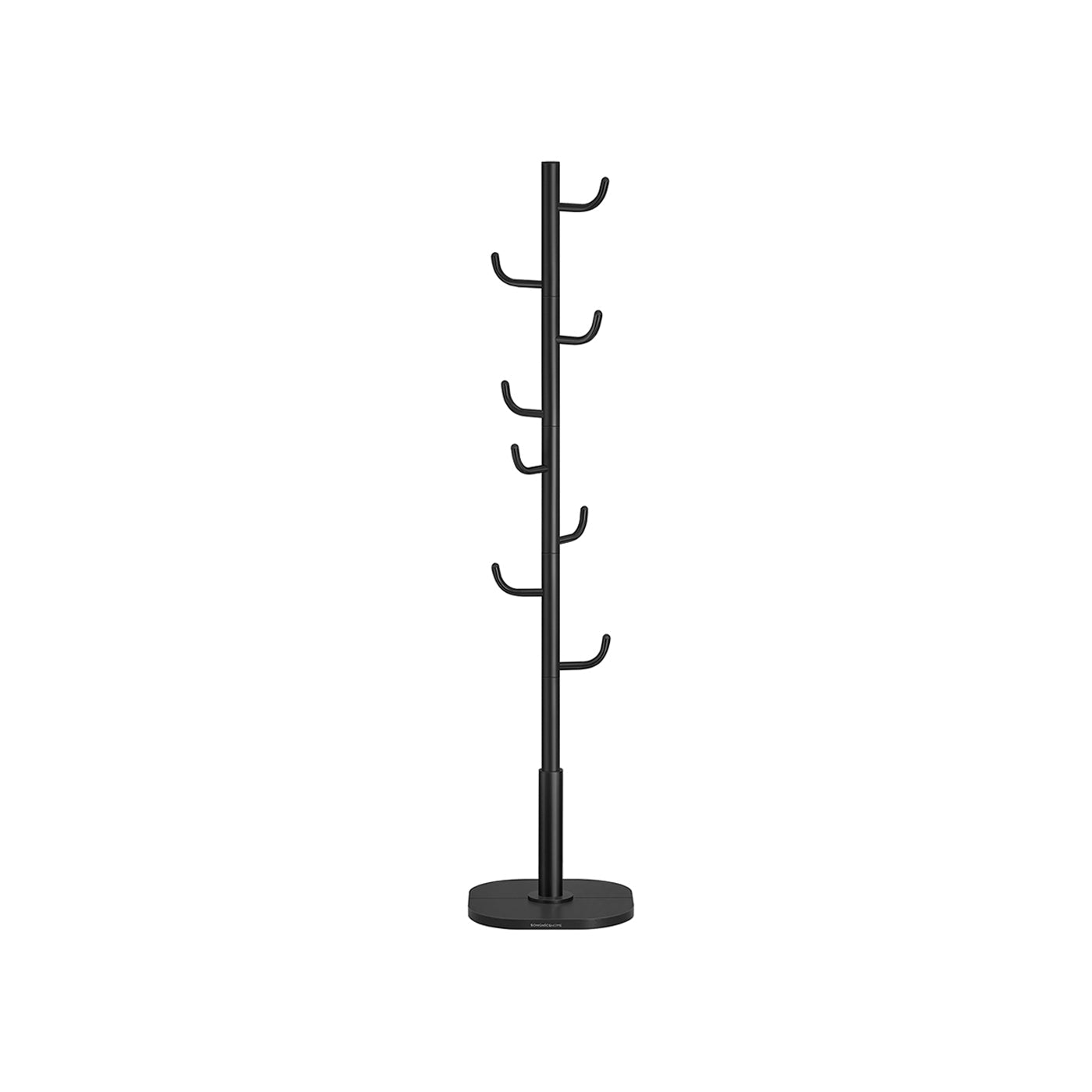 Cactus-Shaped Coat Rack - 8 Sturdy Hooks - Metal - Cloud White