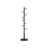Cactus-Shaped Coat Rack - 8 Sturdy Hooks - Metal - Cloud White
