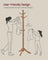 Coat Rack Stand - 70.5" - Rubberwood