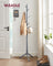 Coat Rack - Solid Wood - Black - Free Standing with 8 Hooks