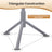 Solid Wood Coat Rack - Solid Wood - White - Tree-Shaped Design with 8 Hooks and 3 Height Options