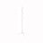 Coat Rack - Solid Wood - White - Freestanding with 8 Hooks for Entryway and Hallway