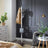 Coat Rack - Solid Wood - White - Freestanding with 8 Hooks for Entryway and Hallway