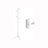 Coat Rack - Solid Wood - White - Freestanding with 8 Hooks for Entryway and Hallway