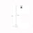 Coat Rack - Solid Wood - White - Freestanding with 8 Hooks for Entryway and Hallway