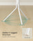 Freestanding Coat Rack - 68.9" - Steel - 16 Hooks