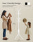 Freestanding Coat Rack - 68.9" - Steel - 16 Hooks
