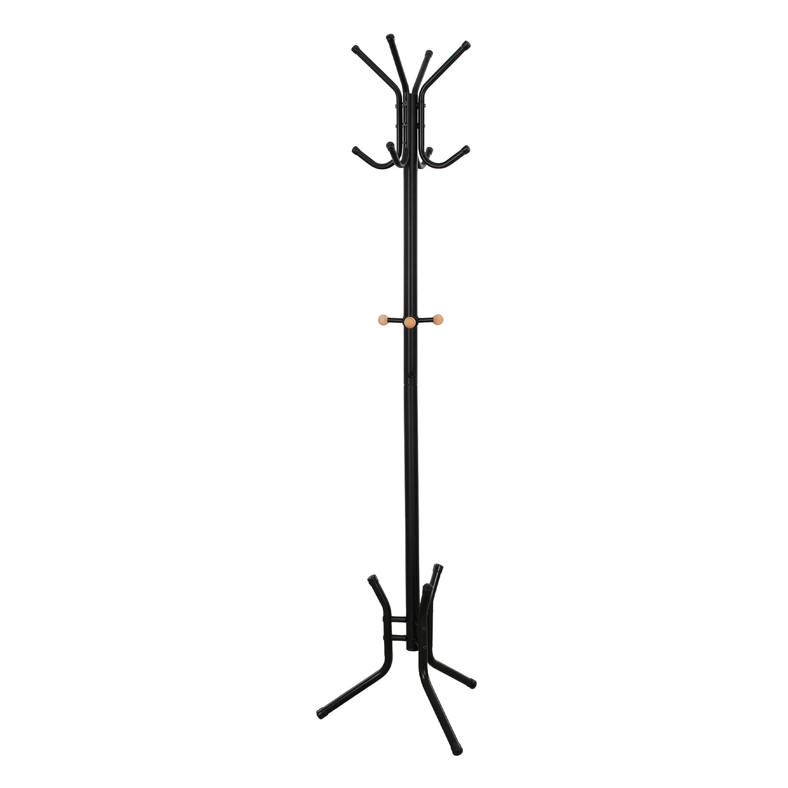 Coat Rack Stand - 176cm - Steel - 12 Hooks
