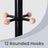 Coat Rack Stand - 176cm - Steel - 12 Hooks