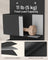 Set of 2 Over-Door Storage Organisers - 4 Pocket Design - Fabric - Ink Black - Quality Materials for Long-Lasting Use