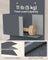 Over-Door Storage Organisers - Fabric - Slate Grey - Set of 2 with 4 Practical Pockets