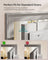 Over-Door Storage Organiser - 4 Pockets - Fabric - Cloud White