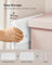 Over-Door Storage Organiser - 4 Pockets - Fabric - Cloud White