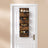 Over-Door Storage Organiser - 4 Pocket Design - Fabric - Black