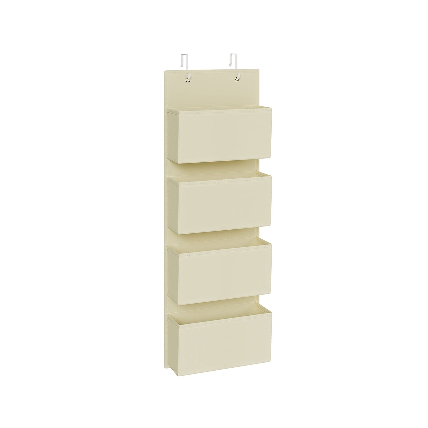 Over-Door Storage Organiser - 4 Pocket Design - Fabric - Sand Beige