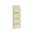 Over-Door Storage Organiser - 4 Pocket Design - Fabric - Sand Beige