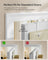 Over-Door Storage Organiser - 4 Pocket Design - Fabric - Sand Beige